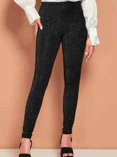 Skinny metallized leggings for sale  PORTSMOUTH
