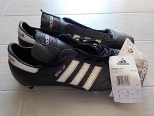 SCARPE CALCIO PELLE ADIDAS FOOTBALL BOOTS WORLD CUP LEATHER GERMANY 2000 8,5 NEW comprar usado  Enviando para Brazil