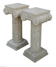 Columna En Travertino E Mármol Estilo Clásico Aniques Old Travertine Column Mesa comprar usado  Enviando para Brazil