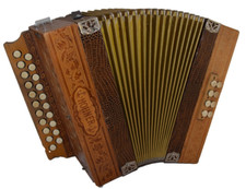 Melodeon Hohner Pokerwork Presswood 2915 escala D/G G muito bom estado!!! comprar usado  Enviando para Brazil