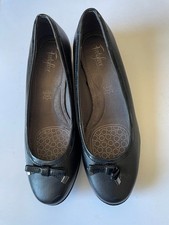 Ladies black leather for sale  HASTINGS