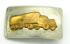 FIVELA DE CINTO VINTAGE semi-caminhão reboque tanque sobreposição em prata níquel gravada comprar usado FIVELA DE CINTO VINTAGE semi-caminhão reboque tanque sobreposição em prata níquel gravada comprar usado  Enviando para Brazil