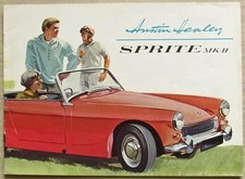 Folheto de vendas de carros Austin Healey Sprite Mark II outubro 1962 #1995/C comprar usado  Enviando para Brazil