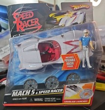 Hot Wheels SPEED RACER Mach 5 carro e boneco e lançador de lâmina de serra 2007 muito bom estado - Leia, usado comprar usado  Enviando para Brazil