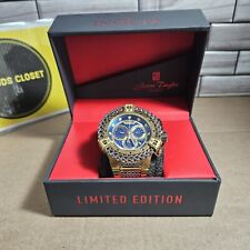 Relógio suíço masculino invicta Reserve Bolt Hercules 53mm tom dourado/prata/azul... comprar usado  Enviando para Brazil