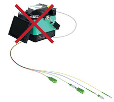 Używany, Bretella ottica EASY FIBER SC/APC FTTH No Giuntatrice na sprzedaż  Wysyłka do Poland