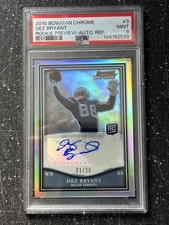 2010 Bowman Chrome - Dez Bryant #3 (RC) Auto Ref. 21/25 comprar usado  Enviando para Brazil