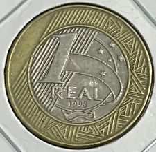 Moeda Brasil 1 real 1998 - Bi-metálica - KM# 652 - EB1227 comprar usado  Brasil 