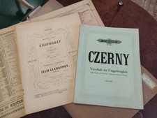 Partitions anciennes piano d'occasion  Rethel