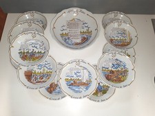 Assiettes plat porcelaine d'occasion  Cerisiers