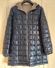 Piumino donna blu usato  Lucera
