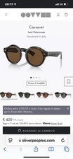 Oliver peoples sunglasses usato  Eboli