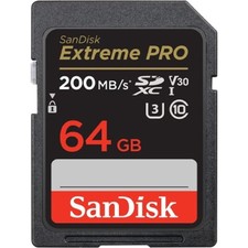 Usado, Cartão SD SD Sandisk 64GB SD Extreme Pro SDXC 200MB/s classe 10 SDSDXXU-064G-GN4IN comprar usado  Enviando para Brazil