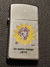Zippo 1962 Cataratas do Niágara Canadá Elsie The Cow Borden Company Limited Slim comprar usado  Enviando para Brazil