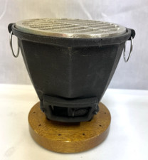 Hibachi Grill Japão Yotsubishi Vintage Konro Tampo de Mesa Ferro Fundido Novo Caixa Aberta, usado comprar usado  Enviando para Brazil