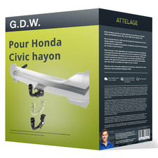 Attelage honda civic d'occasion  Expédié en France