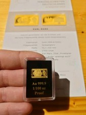 Gold gedenkbarren karl gebraucht kaufen  Creußen
