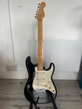 Fender stratocaster black for sale  ST. ALBANS