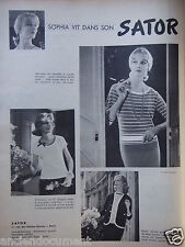 Publicité 1959 sator d'occasion  Compiègne