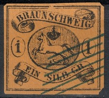 Brunswick 1853 stemma usato  Palermo