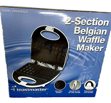 Máquina de Waffle Belga Toastmaster 2 Seções Modelo Branco TMWB2BELW NOS OB Funciona!, usado comprar usado  Enviando para Brazil