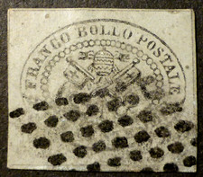 Stato pontificio 1867 usato  Milazzo