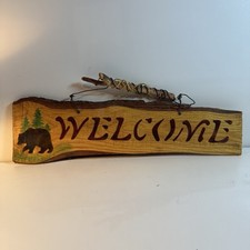 Wooden welcome sign for sale  Endeavor