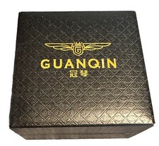 Usado, Relógio de pulso masculino Guanqin calendário-aço inoxidável-automático-resistente à água comprar usado  Enviando para Brazil