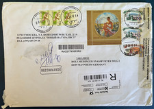 Lettera viaggiata russia usato  Spedire a Italy