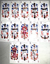 Usado, 13x cartão de autógrafo assinado à mão Olympique Lyonnais Club Perri Car Tessmann Nuamah comprar usado  Enviando para Brazil