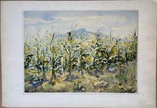 Tableau aquarelle paysage d'occasion  Paris IX