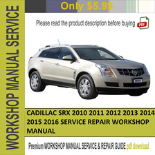 Usado, CADILLAC SRX 2010 2011 2012 2013 2014 2015 2016 MANUAL DE OFICINA DE REPARO DE SERVIÇO comprar usado  Enviando para Brazil
