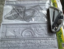 Students geometry stencil for sale  ABERDARE