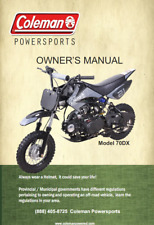 Coleman powersports dirt for sale  Caruthers