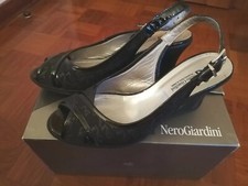 Sandali donna nero usato  Spoleto