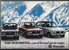 Triumph dolomite 1977 for sale  UK