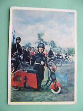 Motocicleta infantil URSS, Motorsport 1956. Jovem atleta, participantes do desfile, usado comprar usado  Enviando para Brazil