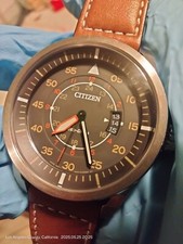 Usado, CITIZEN ECO DRIVE 44m RELÓGIO MASCULINO PILOTO DE AVIAÇÃO DE CAMPO MILITAR AW1361-10H US$ 275 comprar usado  Enviando para Brazil
