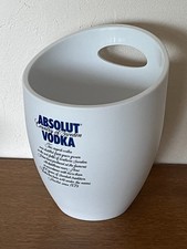 RARE /  Joli seau à glace publicitaire de bar bistrot ABSOLUT VODKA / No verre comprar usado  Enviando para Brazil