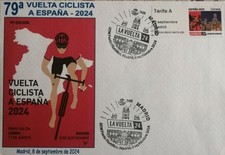 ESPAÑA 2024 Sobre ATM Vuelta a España  matasellos Especial Última Etapa Madrid  comprar usado  Enviando para Brazil