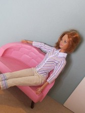 2006 Boneca Barbie Móveis Sonho MINHA CASA SALA SOFÁ/SOFÁ ROSA/PÊSSEGO comprar usado  Enviando para Brazil