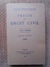 Precis droit civil d'occasion  Sainte-Sévère-sur-Indre