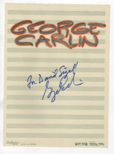 George carlin signed d'occasion  Expédié en Belgium