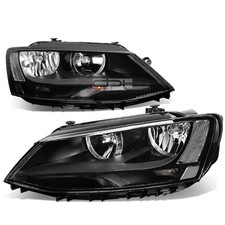 Fit 2011-2018 Vw Jetta Mk6 Par Preto Alojamento Farol Canto Clara/Conjunto De Luminárias comprar usado  Enviando para Brazil