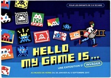 Invader showcard hello usato  Venezia