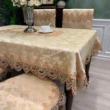 Toalha de mesa redonda flor elegante toalha de mesa de jantar toalhas de mesa comprar usado  Enviando para Brazil