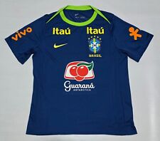 Camiseta de Entrenamiento Brasil 2024/25 Azul Marino Nike Brasil Camisa segunda mano  Embacar hacia Mexico