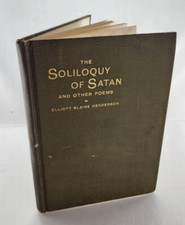 The Soliloquy of Satan and Other Poems by Elliott Blaine Henderson, 1st Edt 1907 segunda mano  Embacar hacia Mexico