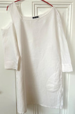 Weiße leinenbluse tunika gebraucht kaufen Weiße leinenbluse tunika gebraucht kaufen  Dortmund