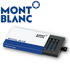 Montblanc Tintenpatronen patronen patrone Tinte Royal Blue Blau 8er Pack comprar usado  Enviando para Brazil